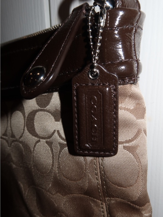 COACH Ashley Ocelot Satchel Brown 2way NWT Coach “Ashley” F20111 